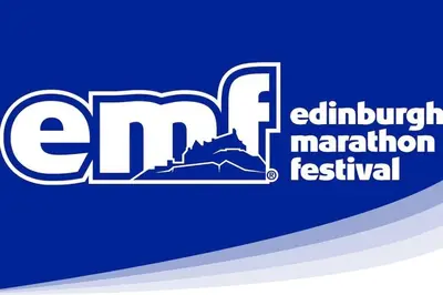 a logo for the edmonton marriott marathon festival at Stylish Victorian Apartment's close to the Botanical gardens, Free parking! in Edinburgh