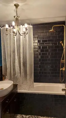 a bathroom with a shower and a sink and a tub at Luxurious room with a private bathtub and shared toilet and kitchen 10mins from City Centre in Bailleston