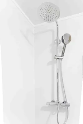 a shower with a shower head in a bathroom at Montgomery Avenue in Paisley