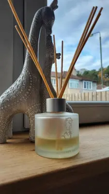 a container with chop sticks in it on a table at Cosy 2 bed home Glasgow South in Cathcart