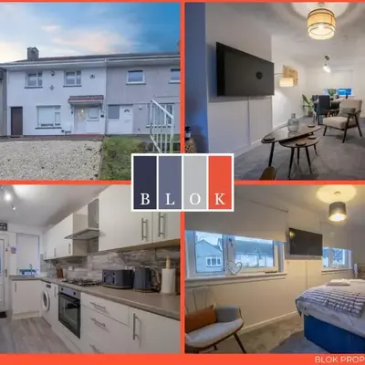Boswell House - Modern 3 Bed House East Kilbride Close to Motorway