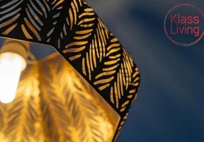a close up of a black and yellow tie at Orbiston House by Klass Living Bellshill in Bellshill
