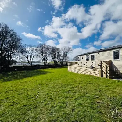 The Canny View at Three Lochs Holiday Park in Balminnoch 3 bedroom sleeps upto 8 guests