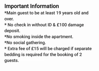 a screenshot of a text box with the words important information main quest to be at at My Glasgow House Bishopbriggs in Bishopbriggs