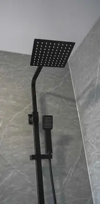 a black light on top of a shower in a room at 2 BDR House At Caledonia Luxe Stays Short Lets & Serviced Accommodation Hamilton in Hamilton
