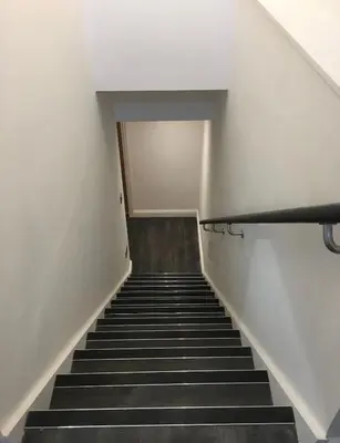 a flight of stairs in a building at Fantastic 1 Bed in Heart of Edinburgh in Edinburgh