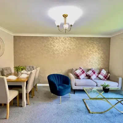 Stylish City Apartment with Free Parking near Town