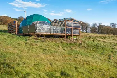 a tent on top of a grassy hill at 1 Bed in Denny oc-h33665 in Denny