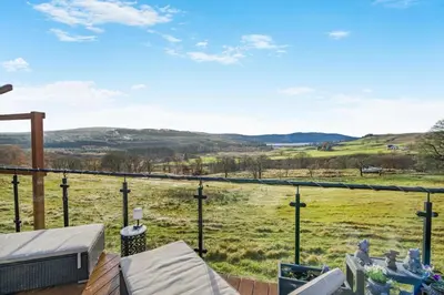 a view of the hills from the deck of a house at 1 Bed in Denny oc-h33665 in Denny