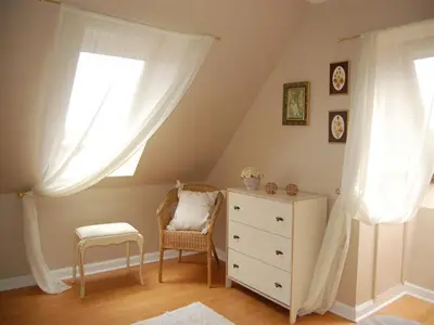 a bedroom with a white dresser and a window at Bramble Cottage 1, 2 & 3 in Lochdon