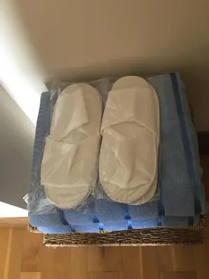 a box with two beds sitting on a floor at Thornbank House in Stranraer