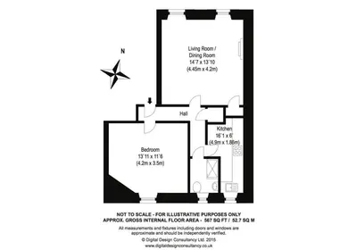 a floor plan of a house with at Castle Suite 1 Old Town in Edinburgh