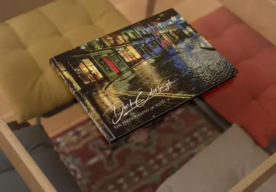 a book sitting on top of a table at The Lothian Road Residence in Edinburgh