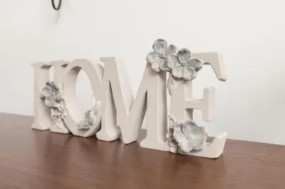 a white sign that says mum with flowers on a table at Dunfermline - Luxury Two Bedroom Apartment - TP in Dunfermline