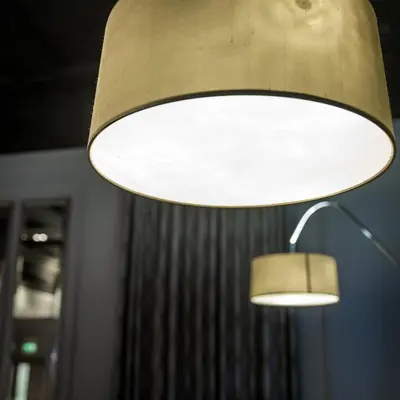 a close up of a lamp in a room at Hotel Indigo Glasgow by IHG in Glasgow