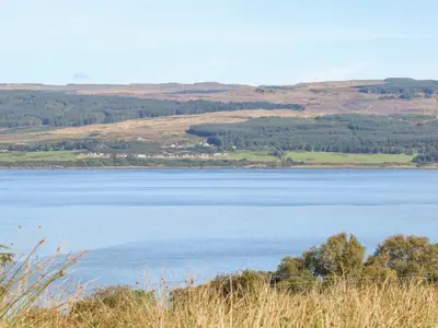 a view of a large body of water at Driftwood Cottage in Craignure