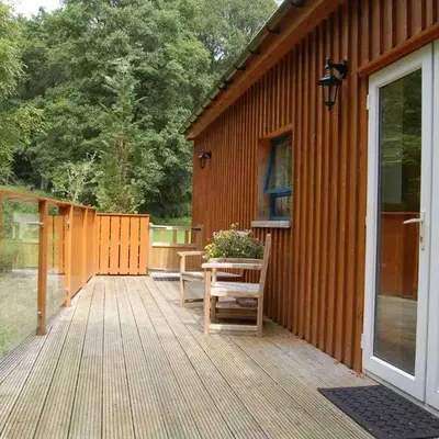 Waterfall Lodge - private waterfall and sauna