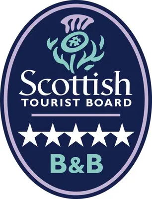 a logo for a scottish tourist board at Dungallan Country House in Oban