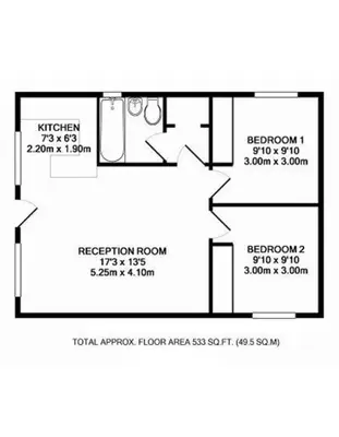 a diagram of a floor plan of a house at Osprey Lodge with river and mountain view in Crianlarich