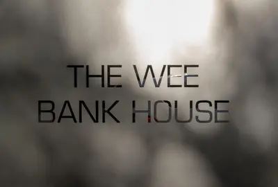 a sign that reads the we bank house at The Wee Bank House in Oban