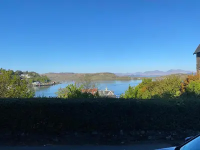 a view of a river from a house at Ardmor Guest House in Oban