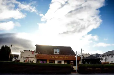 a building with a sign that reads the bakery bat at Lomond Park Hotel in Balloch