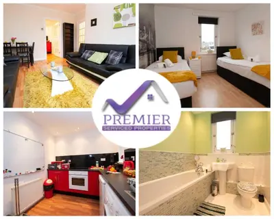 a collage of four pictures of a room at PREMIER - Chapel House with Driveway! in Cleland