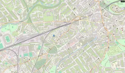 a map of a city with roads and highways at Traveller Award Winner 2024 - Edinburgh Apartment with 3 Beds in Edinburgh