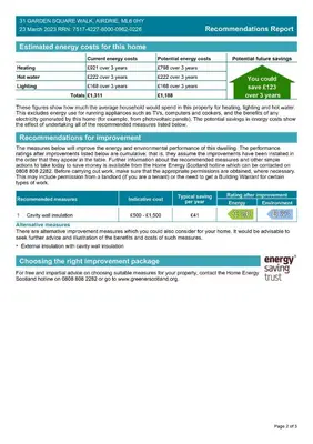 a screenshot of the authorization document for this house at Lovely 2 Bedroom Flat in a quiet location in Airdrie