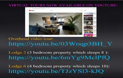 a screenshot of a video tour of a living room at Westertonhill Lodge - 3 Double Bedrooms Sleeps 8 With Private Hot Tub Hire Available in Balloch