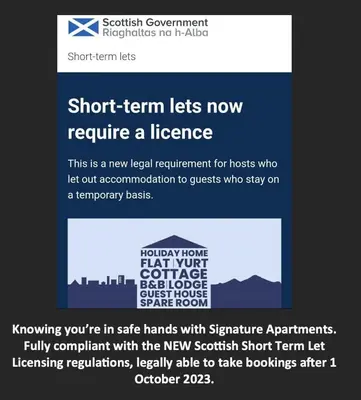 a screenshot of a webpage of a website with a text message at Signature - Carnbroe House in Old Monkland
