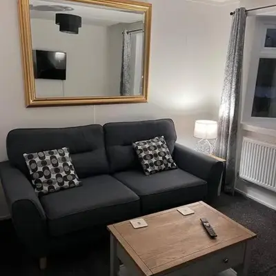 Semi-detached chalet at Maryville Caravan Site - Uddingston